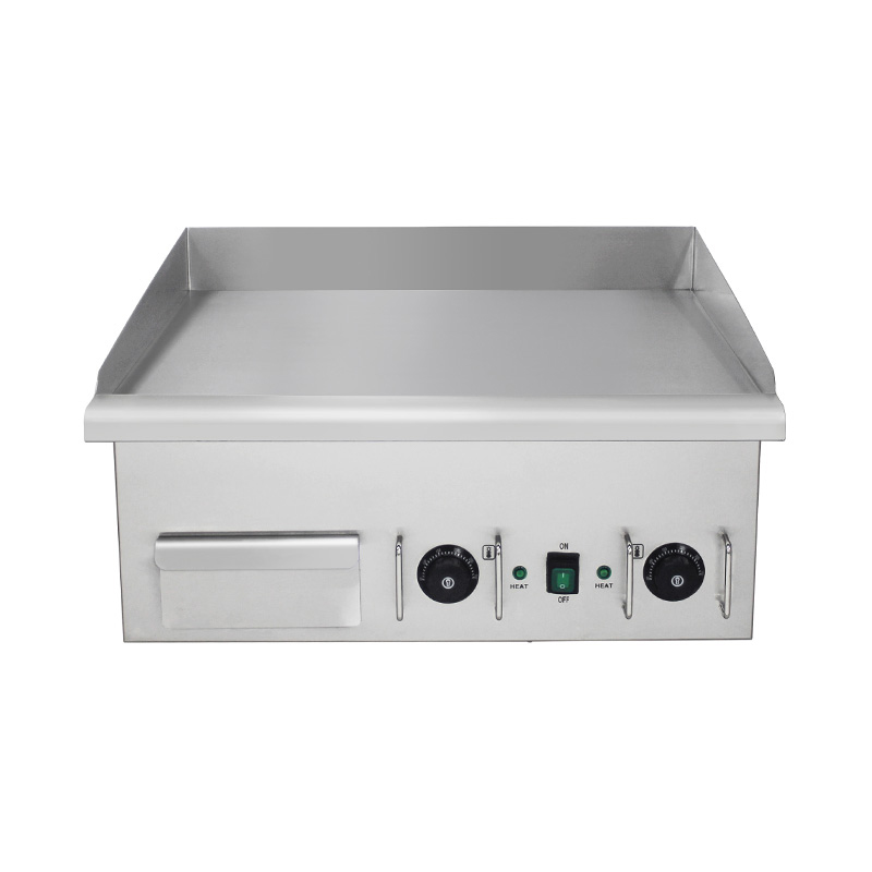 مقلاة كهربائية للمطبخ التجاري من الفولاذ المقاوم للصدأ بنمط اللوحة المسطحة